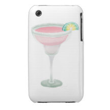 Margarita rose coque iPhone 3 Case-Mate