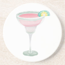 Margarita rose dessous de verres