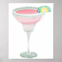 Margarita rose poster