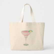 Margarita rose sac de toile