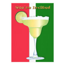 Margarita sur des couleurs mexicaines vous êtes in faire-part