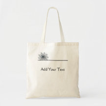 Marguerite de fer sac en toile