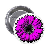 Marguerite de VoV - rose Pin's Avec Agrafe