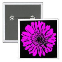 Marguerite de VoV - rose Pin's Avec Agrafe