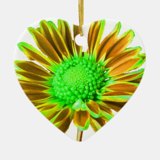 Marguerite jaune décorations pour sapins de noël
