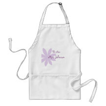 Marguerite pourpre nuptiale tabliers