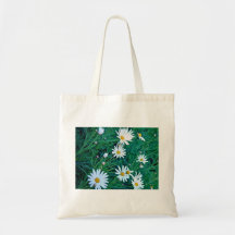 Marguerites blanches avec le feuillage sac