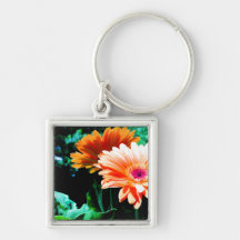 Marguerites de Gerber Porte-clefs