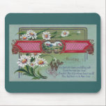 Marguerites pour mon amour tapis de souris