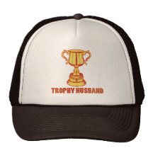 Mari de trophée, drôle+hommes+cadeaux casquettes