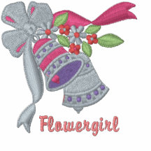 Mariage Bells - Flowergirl Polo Brodé