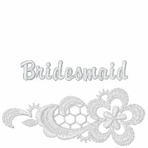 Mariage blanc de dentelle - demoiselle d'honneur