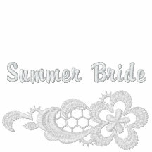 Mariage blanc de dentelle - jeune mariée d'été
