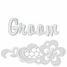 Mariage blanc de dentelle - marié