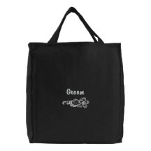 Mariage blanc de dentelle - marié Fourre-tout Sacs De Toile