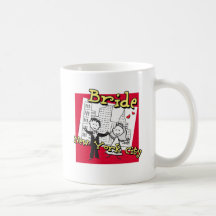 Mariage de jeune mariée de New York Tasse