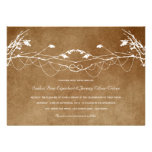 Mariage de nature noué par cru d'arbre d'amour de  invitations