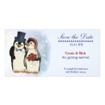 Mariage de pingouin photocartes