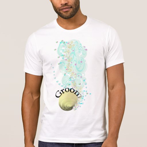 Mariage de plage de coquillages - le T-shirt du ma