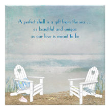 Mariage de plage invitations