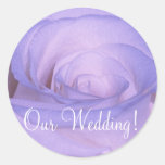 Mariage de Seal_Lilac Rose_Our de faire-part de ma Adhésifs Ronds