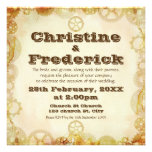 Mariage de Steampunk, 5,25"" invitation x5.25