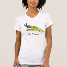 Mariage "demoiselle d'honneur " de paon t-shirts