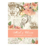 Mariage élégant de roses de n de Flutterbyes ' Faire-parts