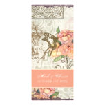 Mariage élégant de roses de n de Flutterbyes ' Carton D'invitation