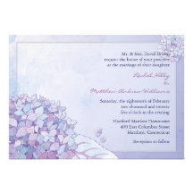 Mariage floral d'hortensia d'automne pourpre de fl faire-parts