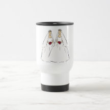 Mariage lesbien tasse
