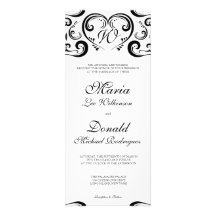 Mariage noir et blanc de monogramme de coeurs de F Bristol Personnalisé