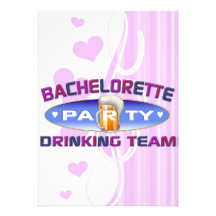 mariage nuptiale potable de partie d'équipe de bac invitations