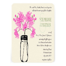 Mariage rose lumineux chaud de fleur sauvage de po faire-parts