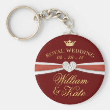 Mariage royal - cadeaux de souvenir de William et  Porte-clé