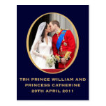 Mariage royal carte postale