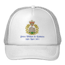 Mariage royal casquettes de camionneur