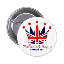 Mariage royal de William et de Catherine Pin's