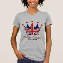 Mariage royal de William et de Catherine t-shirts
