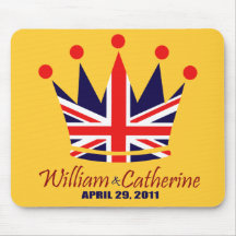 Mariage royal de William et de Catherine Tapis De Souris