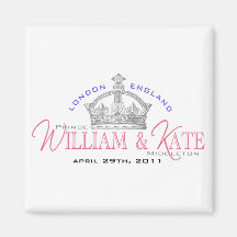 Mariage royal de William et de Kate Aimant