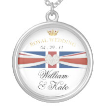 Mariage royal - pendentif de souvenir de William e