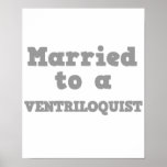 MARIÉ À UN VENTRILOQUE AFFICHES