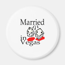 Marié à Vegas (matrices) Aimants