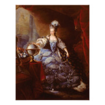 Marie Antoinett de l'Autriche par Jean Baptiste Da Invitations Personnalisées