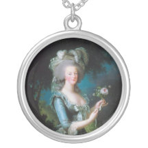Marie-Antoinette avec le rose par Elisabeth Lebrun Pendentifs