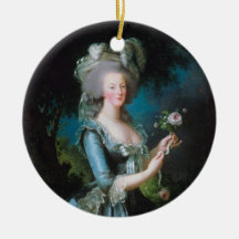 Marie-Antoinette avec le rose par Elisabeth Lebrun Ornements