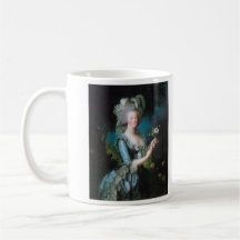 Marie-Antoinette avec le rose par Elisabeth Lebrun Mugs À Café