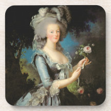 Marie Antoinette avec un rose, 1783 Dessous-de-verre