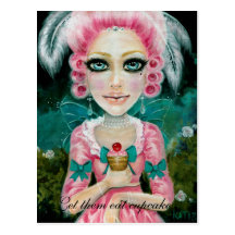 Marie Antoinette dans le jardin Carte Postale